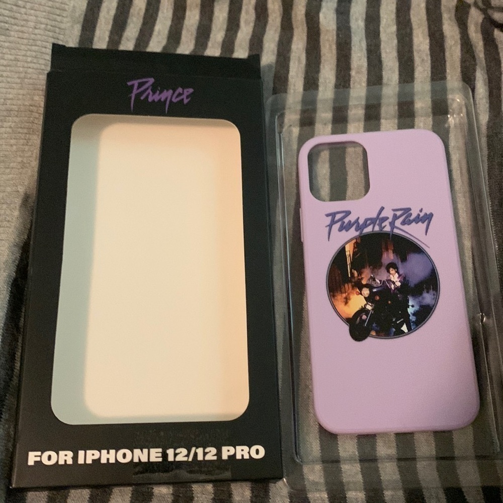 Prince Purple Rain iphone 12/12 PRO case NIB licensed